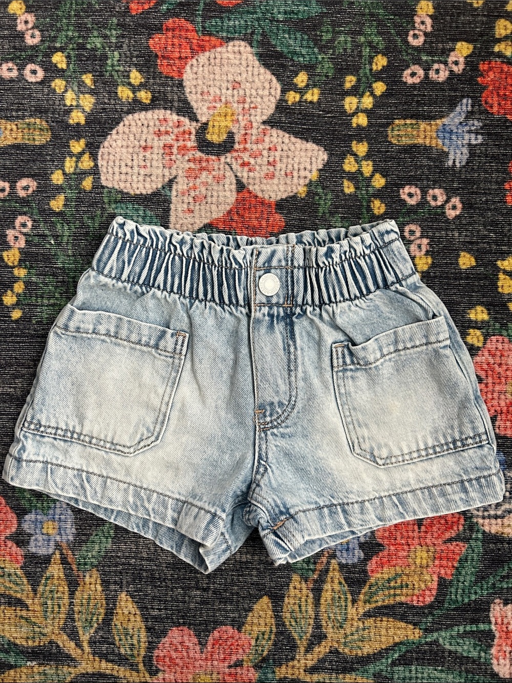 H&M Toddler Loose Fit Denim Shorts, Size 3T